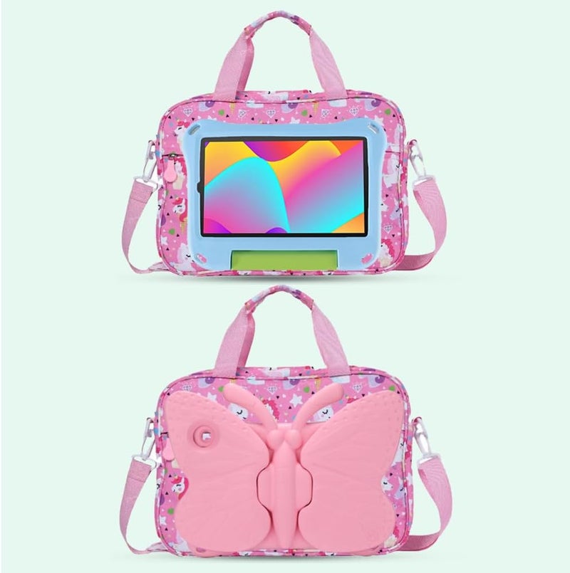 FunnyWin Kids Tablet Bag for Boy Girl Toddler Carrying Tablet Sleeve Carrying with Handle Shoulder Strap 13 inch - Image 5